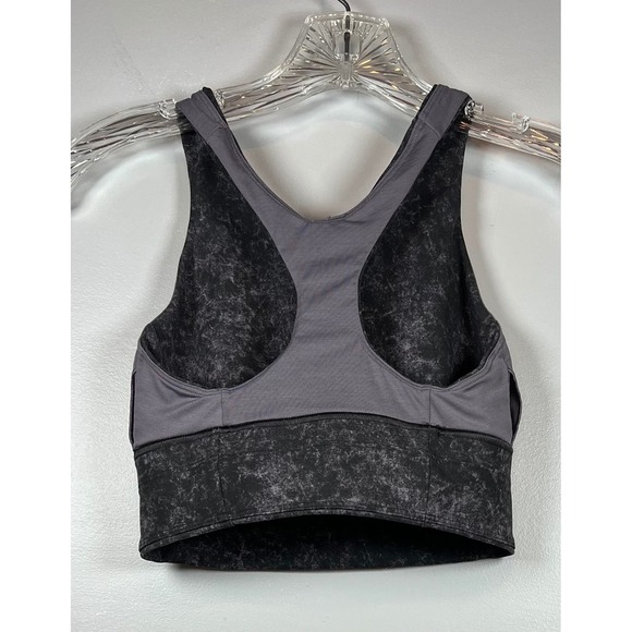 Lululemon Wunder Train Longline Bra Denim Wash Dusky Lavender Black, Size 4 - Picture 9 of 9